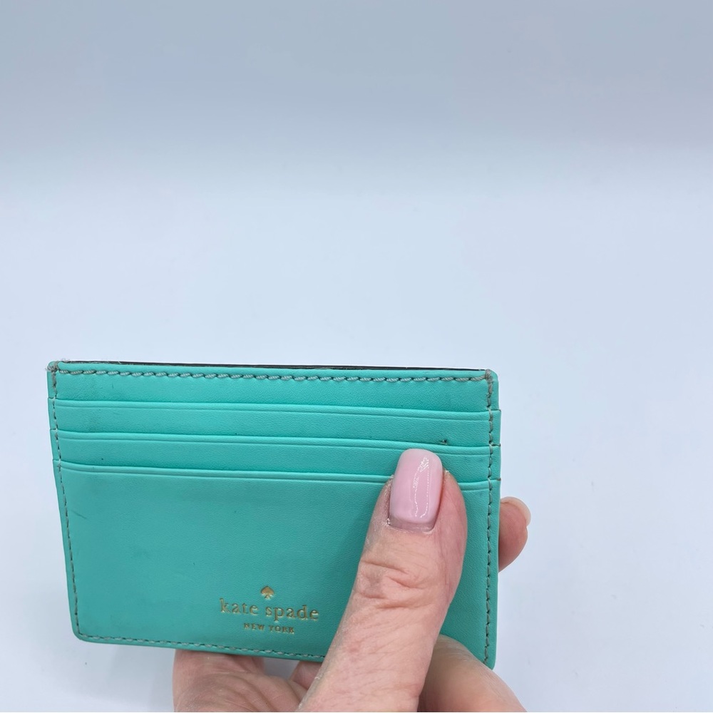 Kate Spade Wallet/Card Holder OS Tiffany Blue - Picture 13 of 15